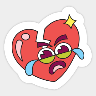 Brokenhearted Sticker